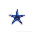 Custom rubber patches starfish animal chenille iron-on embroidery custom patches
